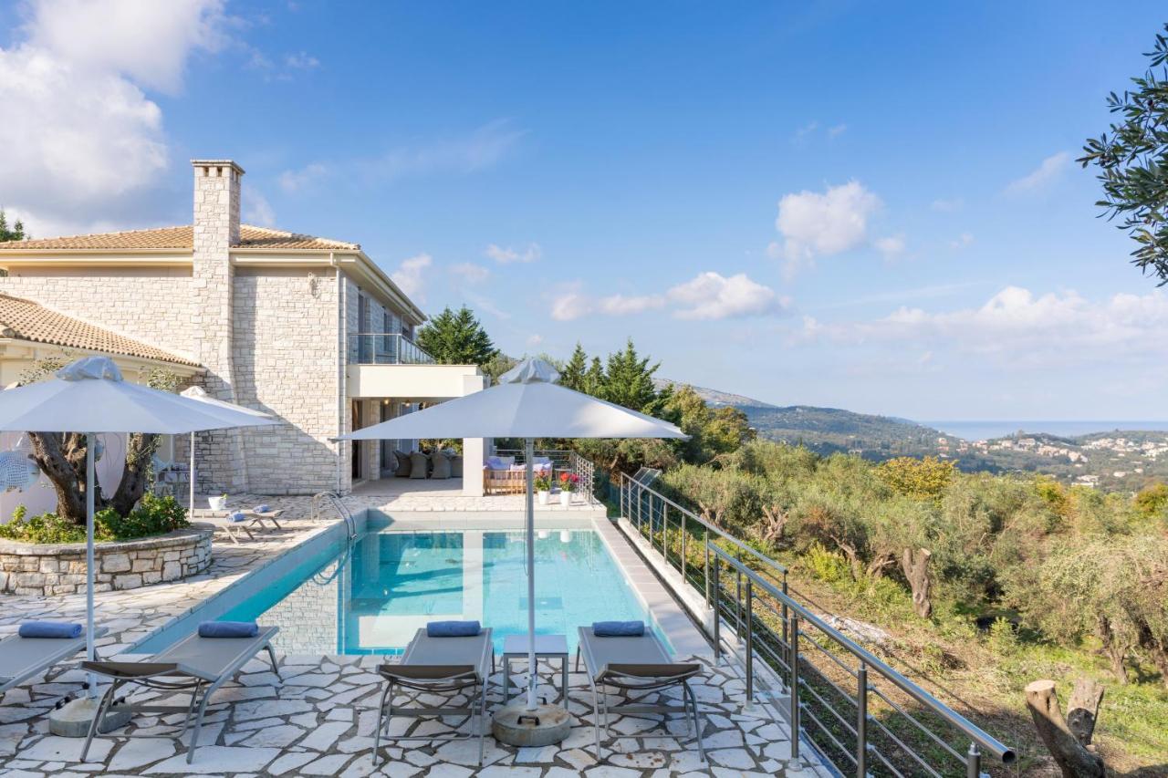 Villa White Stone By Rodostamo Collection Kassiopi Zewnętrze zdjęcie